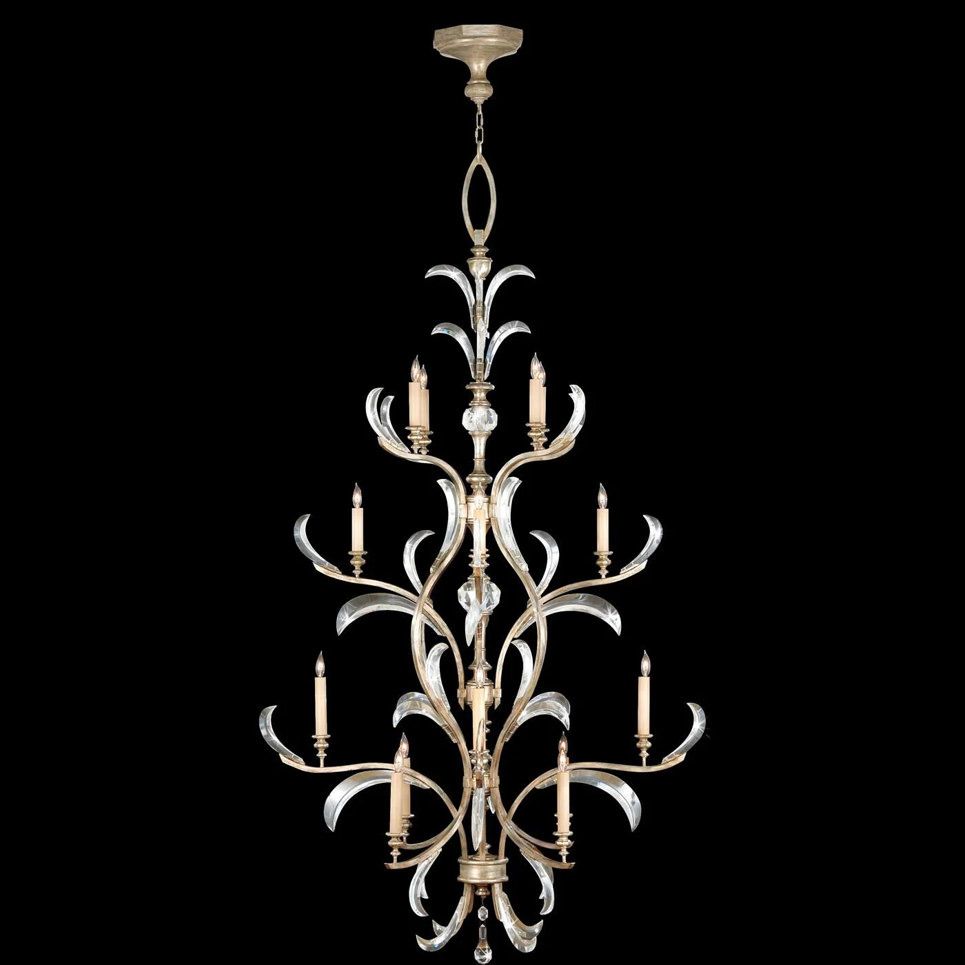 Fine Art Lamps Beveled Arcs 48 Inch 16 Light Chandelier Cp97002 - Image 2