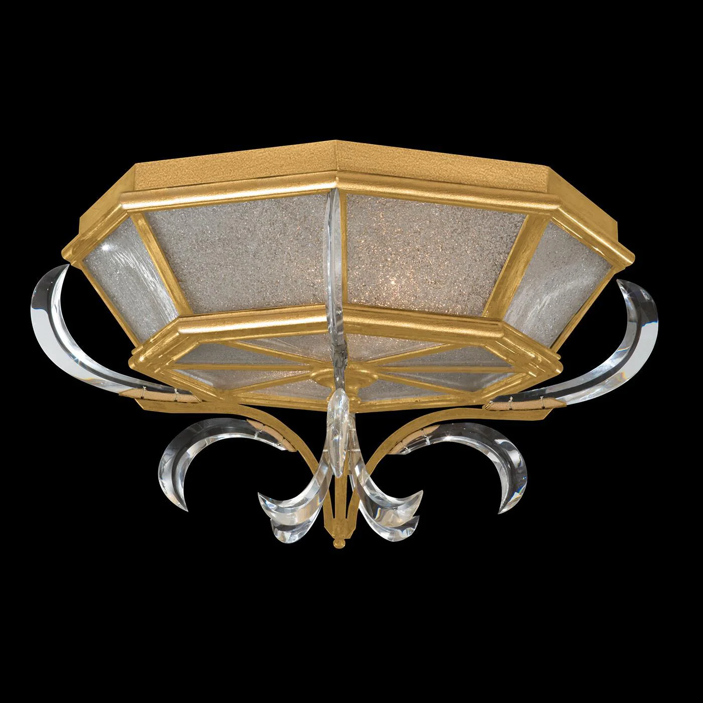 Fine Art Lamps Beveled Arcs 26 Inch 2 Light Flush Mount Cp446735 - Image 1