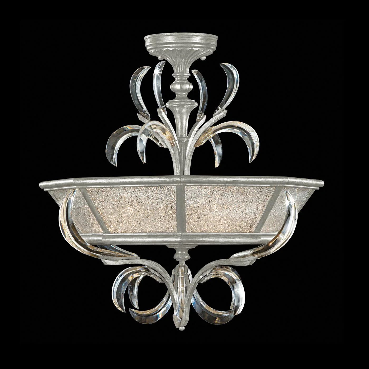 Fine Art Lamps Beveled Arcs 26 Inch 3 Light Flush Mount Cp446737 - Image 2