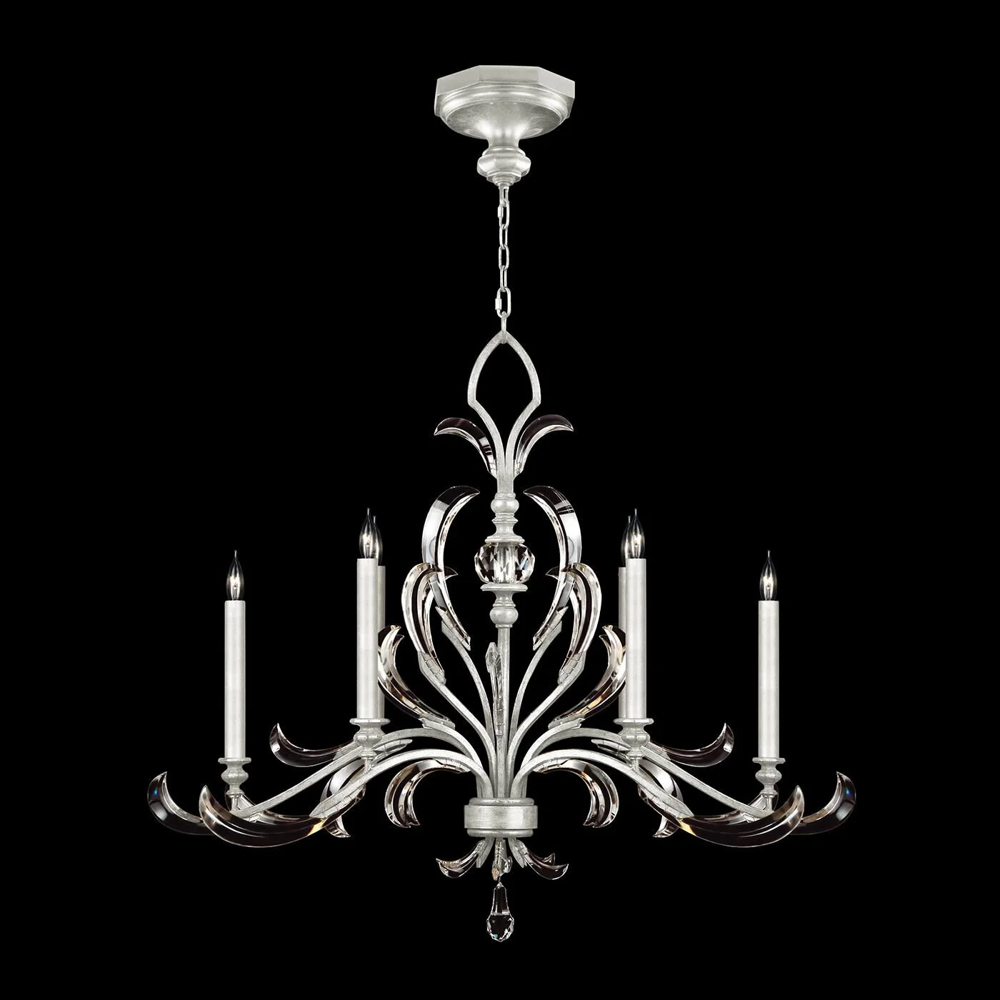 Fine Art Lamps Beveled Arcs 44 Inch 6 Light Chandelier Cp446755 - Image 2
