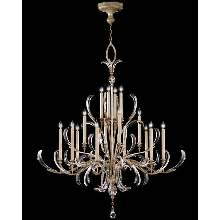 Fine Art Lamps Beveled Arcs 58 Inch 16 Light Chandelier Cp99259 - Image 1
