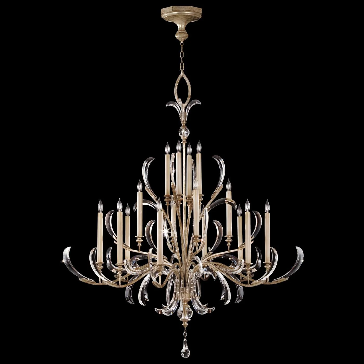 Fine Art Lamps Beveled Arcs 58 Inch 16 Light Chandelier Cp99259 - Image 2