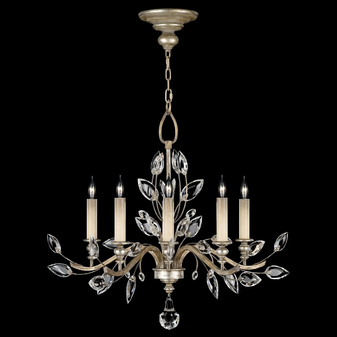 Fine Art Lamps Crystal Laurel 32 Inch 5 Light Chandelier Cp99738 - Image 2