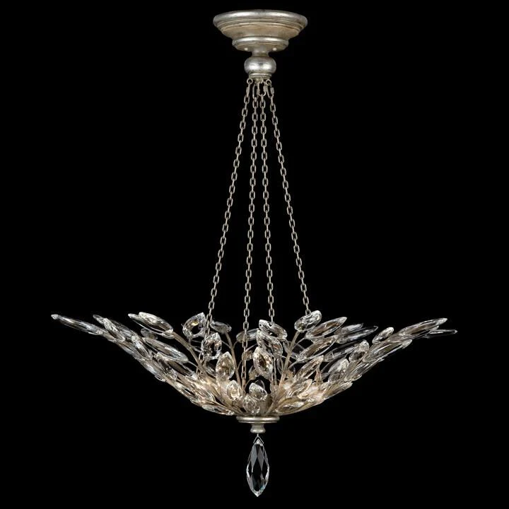 Fine Art Lamps Crystal Laurel 35 Inch Large Pendant Cp99767 - Image 1