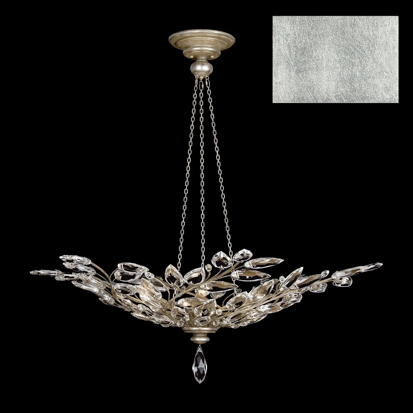Fine Art Lamps Crystal Laurel 47 Inch Large Pendant Cp446772 - Image 2