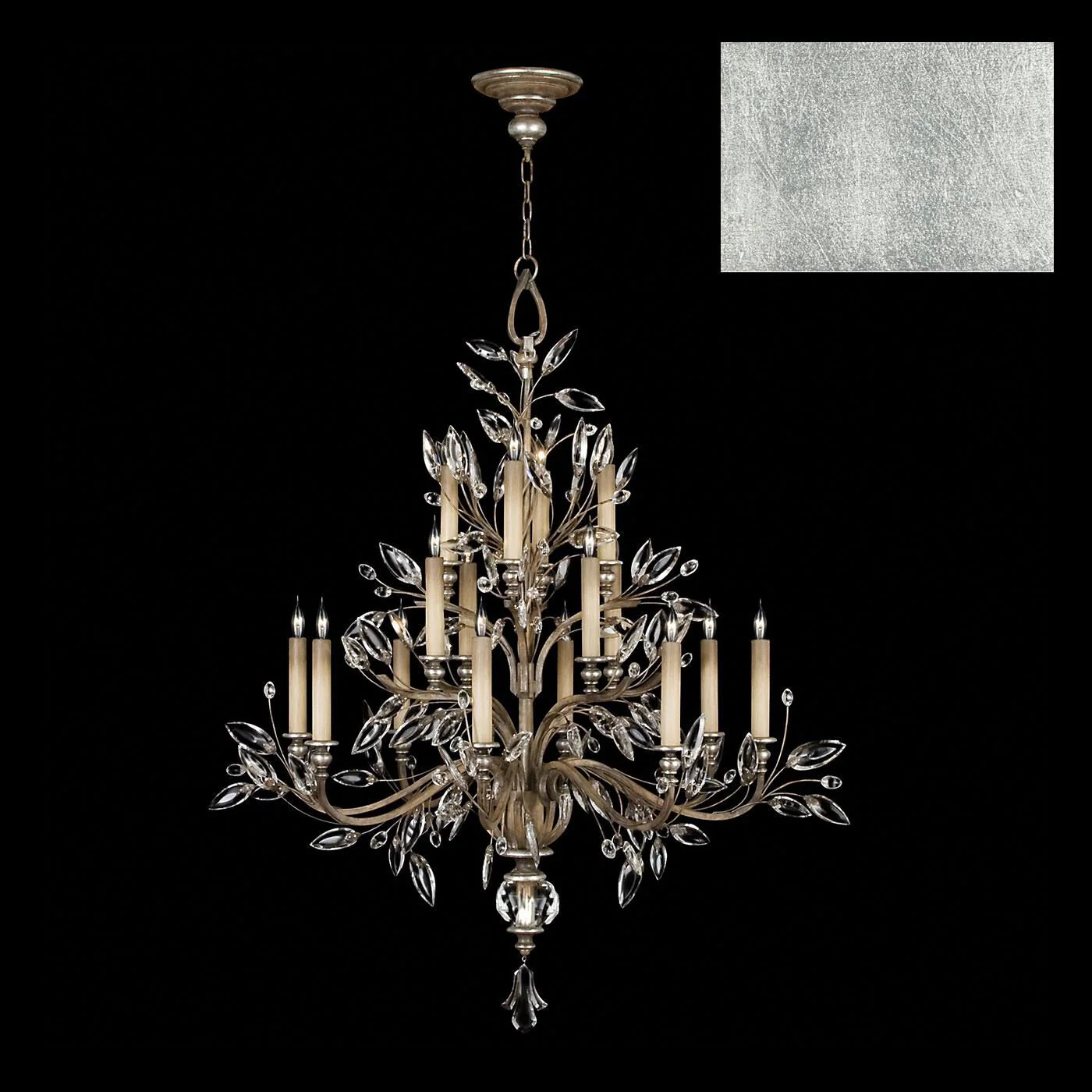 Fine Art Lamps Crystal Laurel 45 Inch 16 Light Chandelier Cp446758 - Image 2