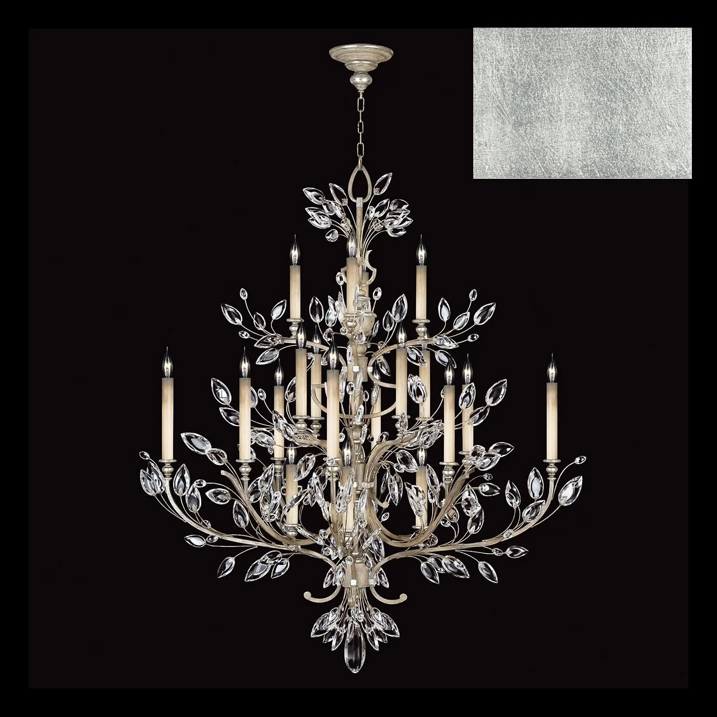 Fine Art Lamps Crystal Laurel 57 Inch 20 Light Chandelier Cp446760 - Image 2