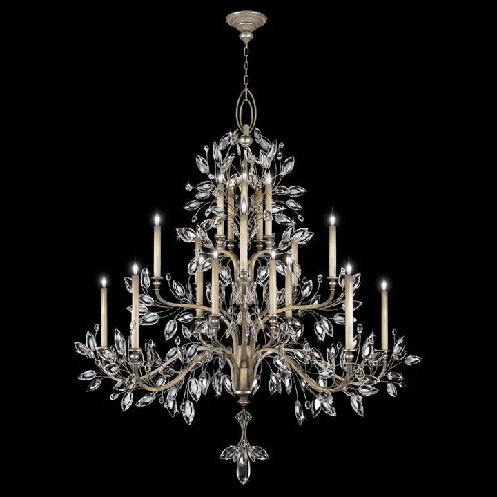 Fine Art Lamps Crystal Laurel 75 Inch 20 Light Chandelier Cp100761 - Image 1