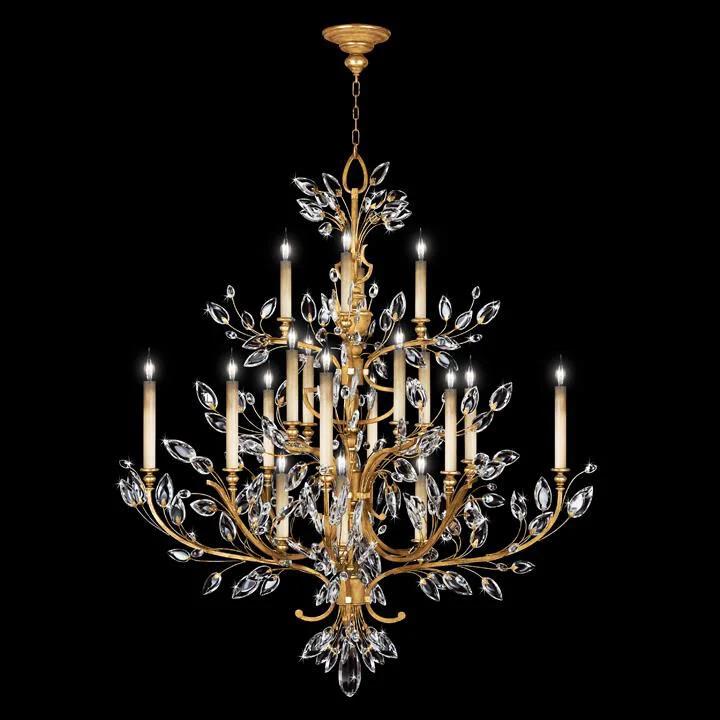 Fine Art Lamps Crystal Laurel 57 Inch 20 Light Chandelier Cp100950 - Image 1