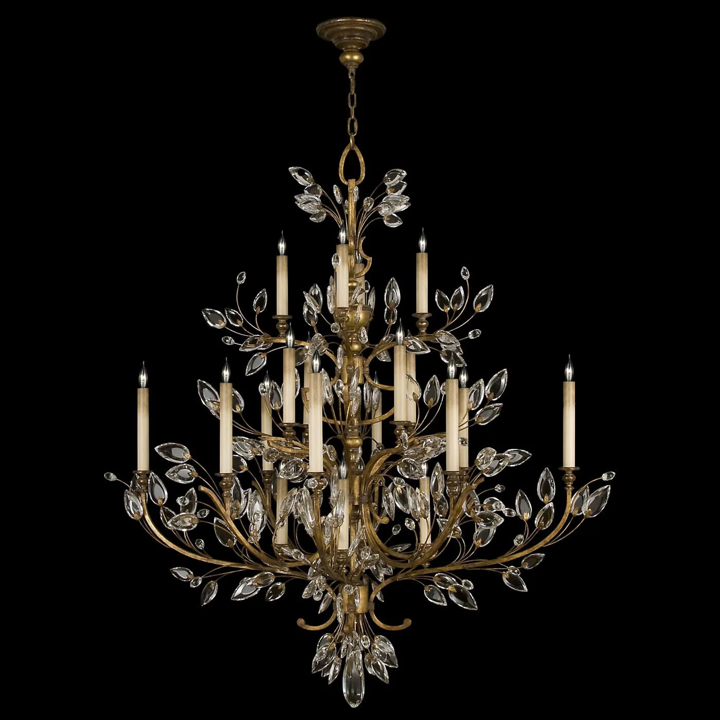 Fine Art Lamps Crystal Laurel 57 Inch 20 Light Chandelier Cp100950 - Image 2