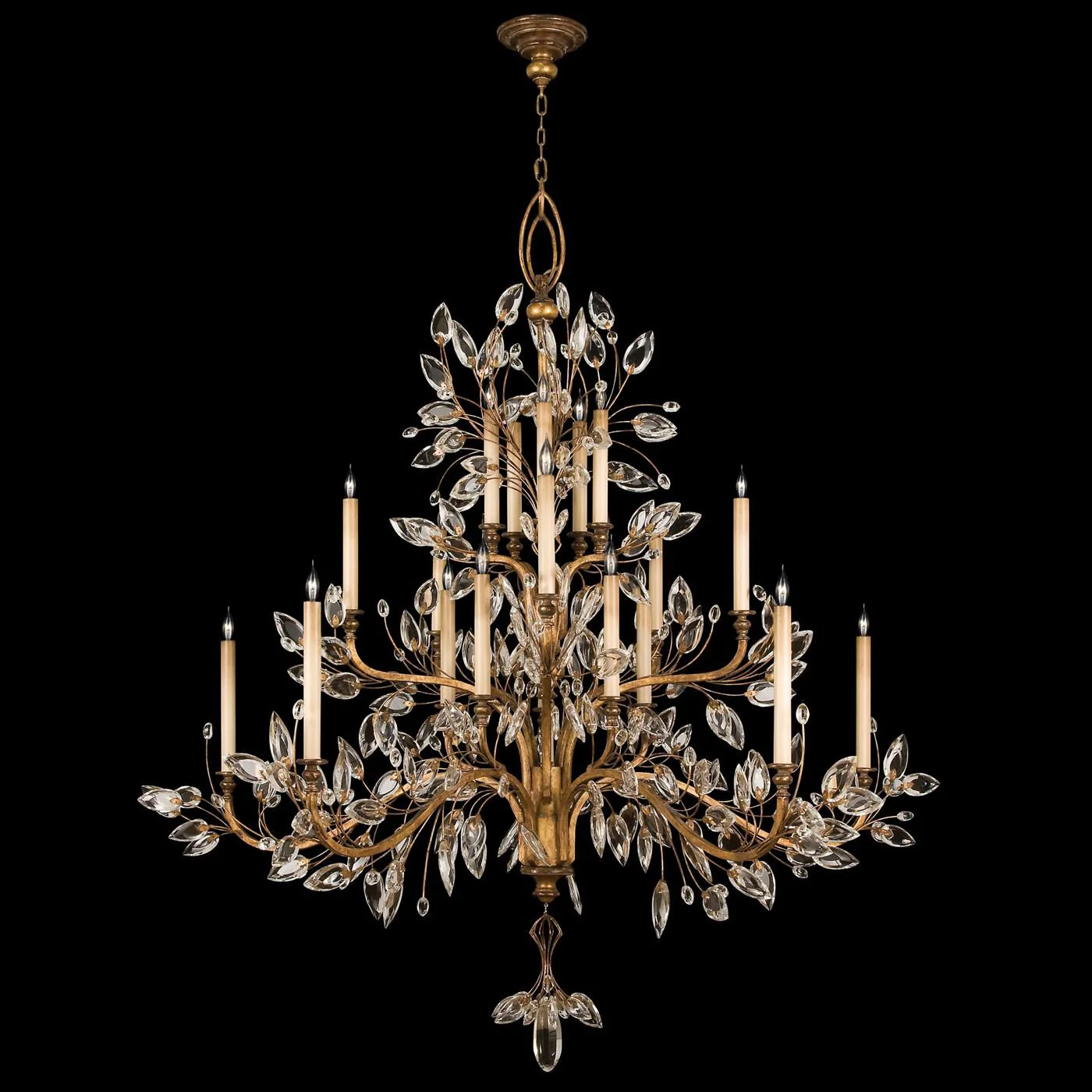 Fine Art Lamps Crystal Laurel 75 Inch 20 Light Chandelier Cp100951 - Image 2