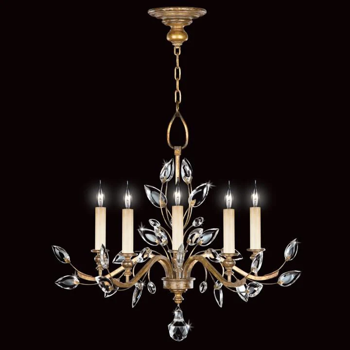 Fine Art Lamps Crystal Laurel 32 Inch 5 Light Chandelier Cp100999 - Image 1