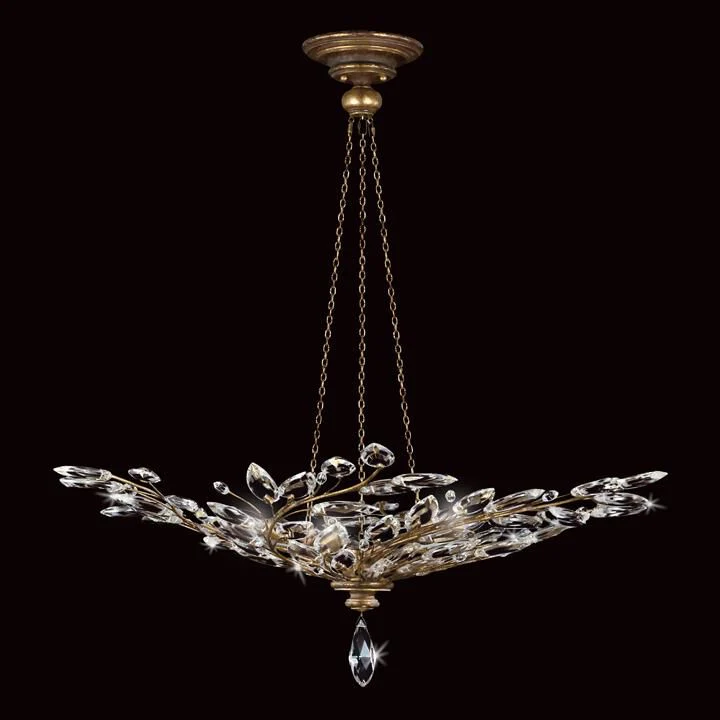 Fine Art Lamps Crystal Laurel 47 Inch Large Pendant Cp101022 - Image 1