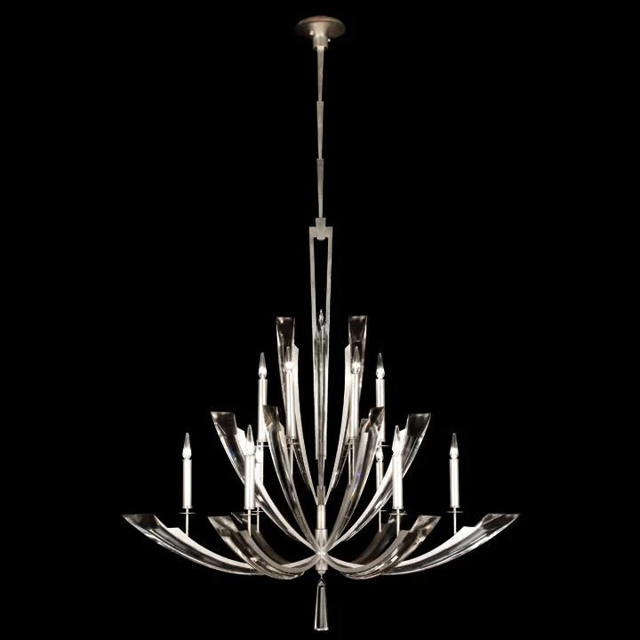 Fine Art Lamps Vol De Cristal 54 Inch 12 Light Chandelier Cp101819 - Image 1