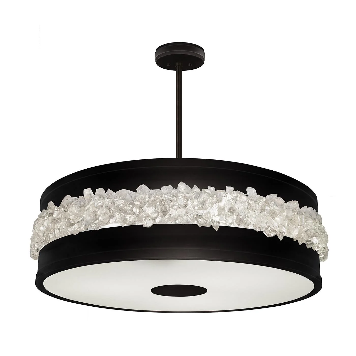 Fine Art Lamps Arctic Halo 32 Inch 3 Light Chandelier Cp109719 - Image 1