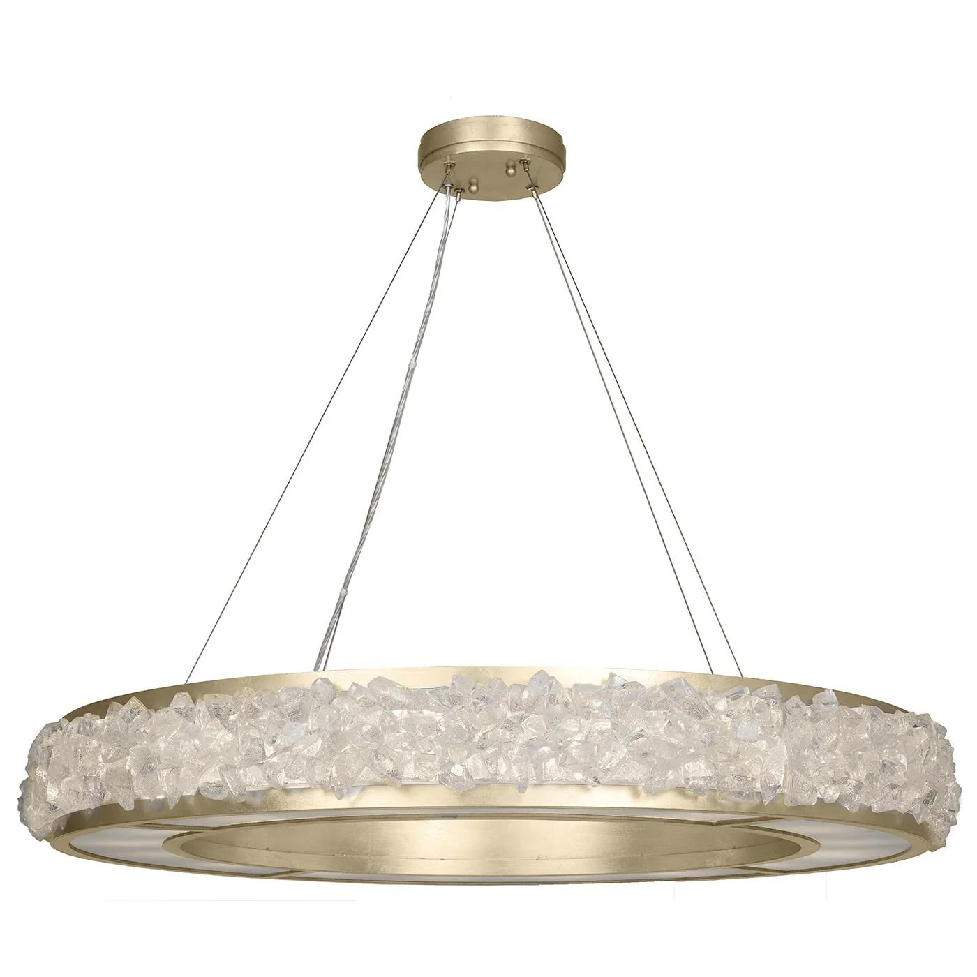Fine Art Lamps Arctic Halo 38 Inch Large Pendant Cp109789 - Image 1