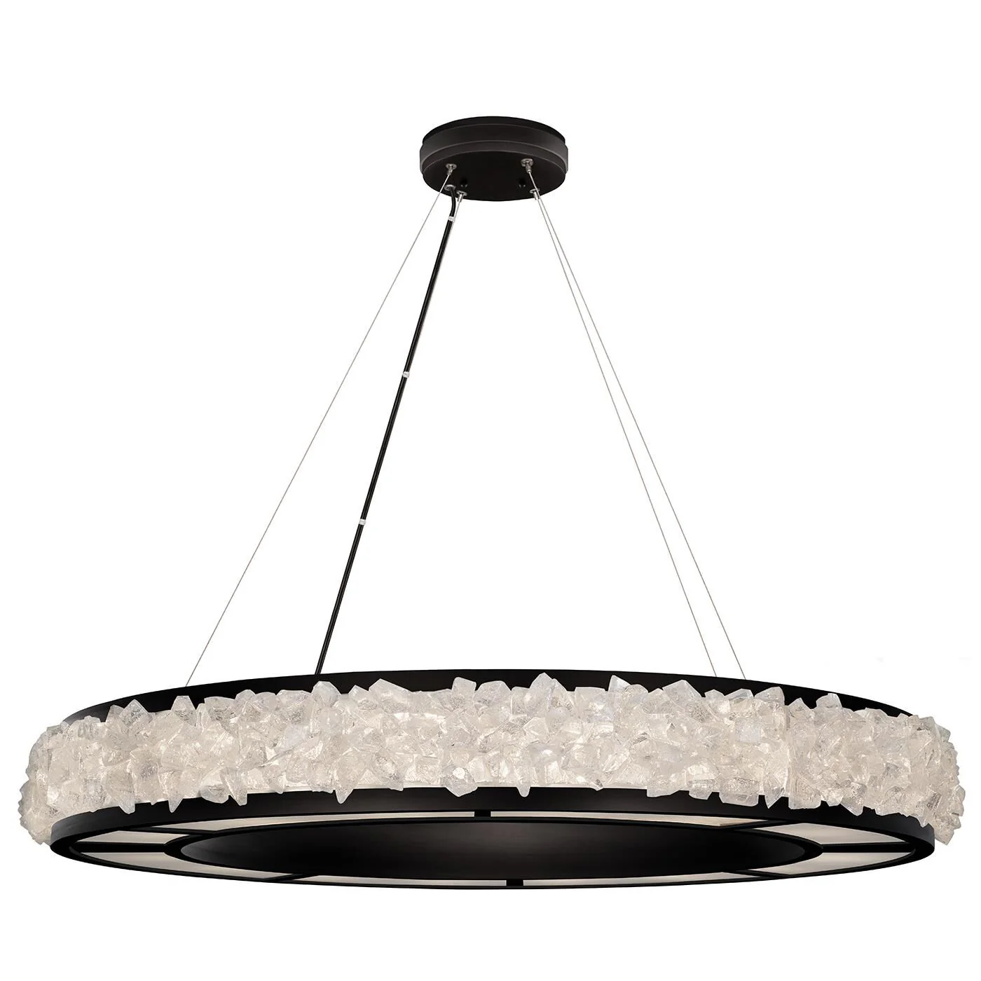 Fine Art Lamps Arctic Halo 38 Inch Large Pendant Cp109790 - Image 1