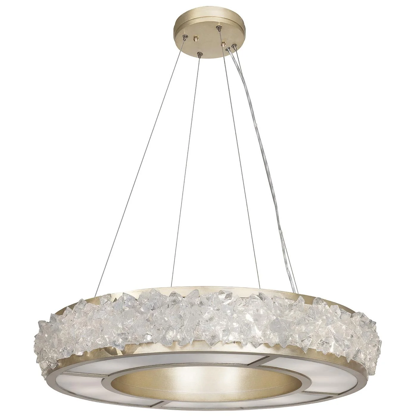 Fine Art Lamps Arctic Halo 30 Inch 12 Light Chandelier Cp109803 - Image 1