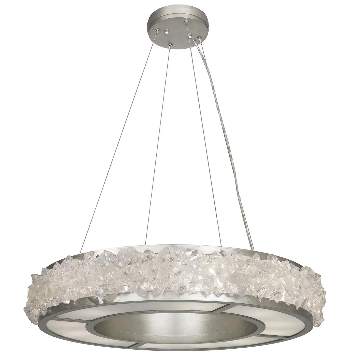 Fine Art Lamps Arctic Halo 30 Inch 12 Light Chandelier Cp109802 - Image 1