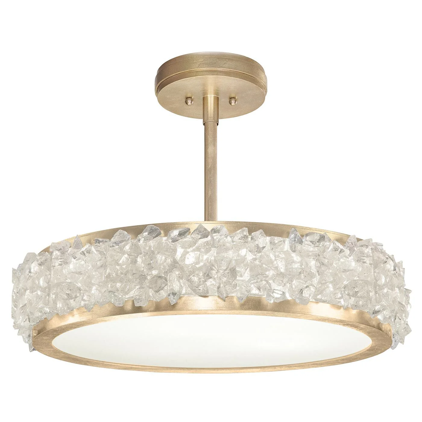 Fine Art Lamps Arctic Halo 23 Inch 3 Light Semi Flush Mount Cp109917 - Image 3