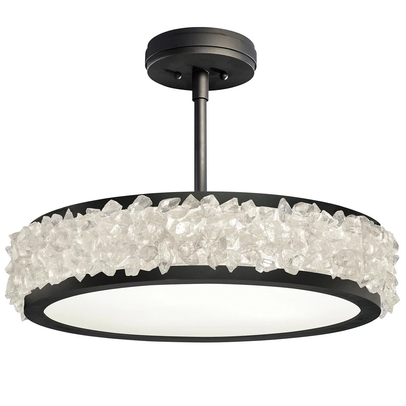 Fine Art Lamps Arctic Halo 23 Inch 3 Light Semi Flush Mount Cp109918 - Image 3