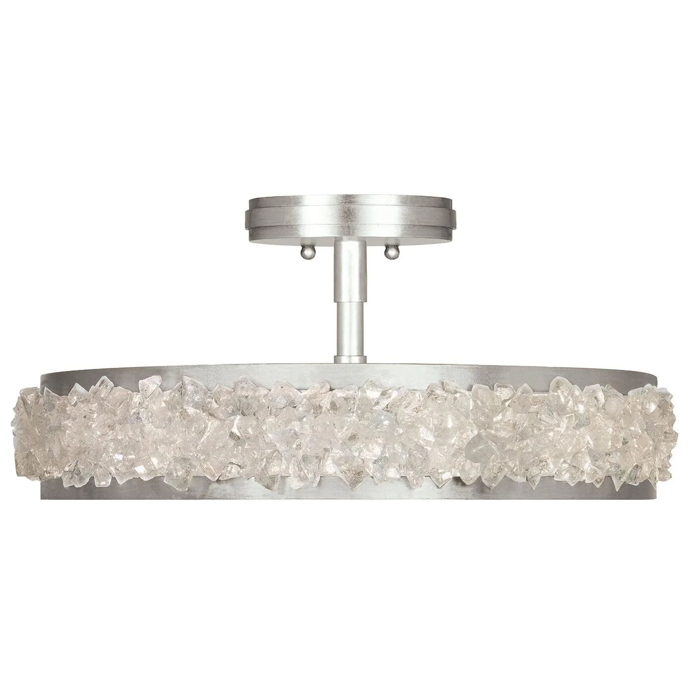 Fine Art Lamps Arctic Halo 23 Inch 3 Light Semi Flush Mount Cp109916 - Image 1
