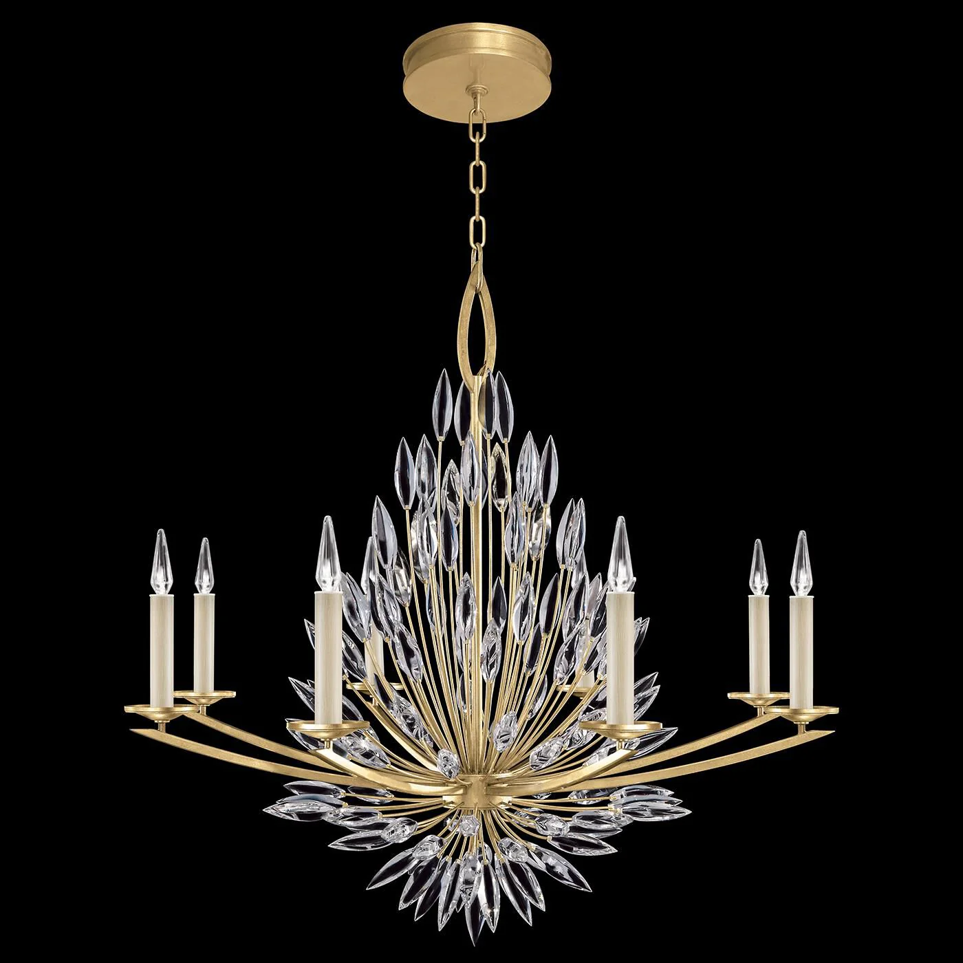 Fine Art Lamps Lily Buds 41 Inch 8 Light Chandelier Cp110045 - Image 2