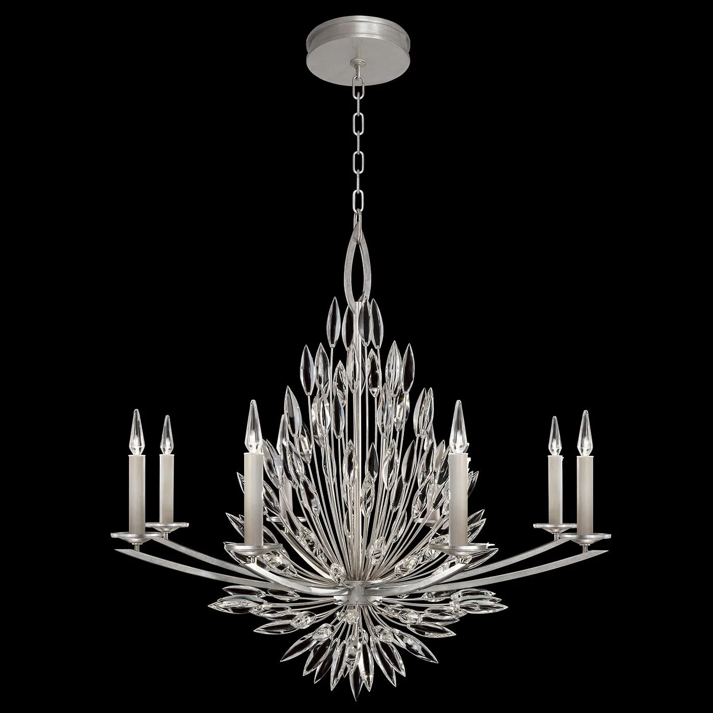Fine Art Lamps Lily Buds 41 Inch 8 Light Chandelier Cp110044 - Image 2