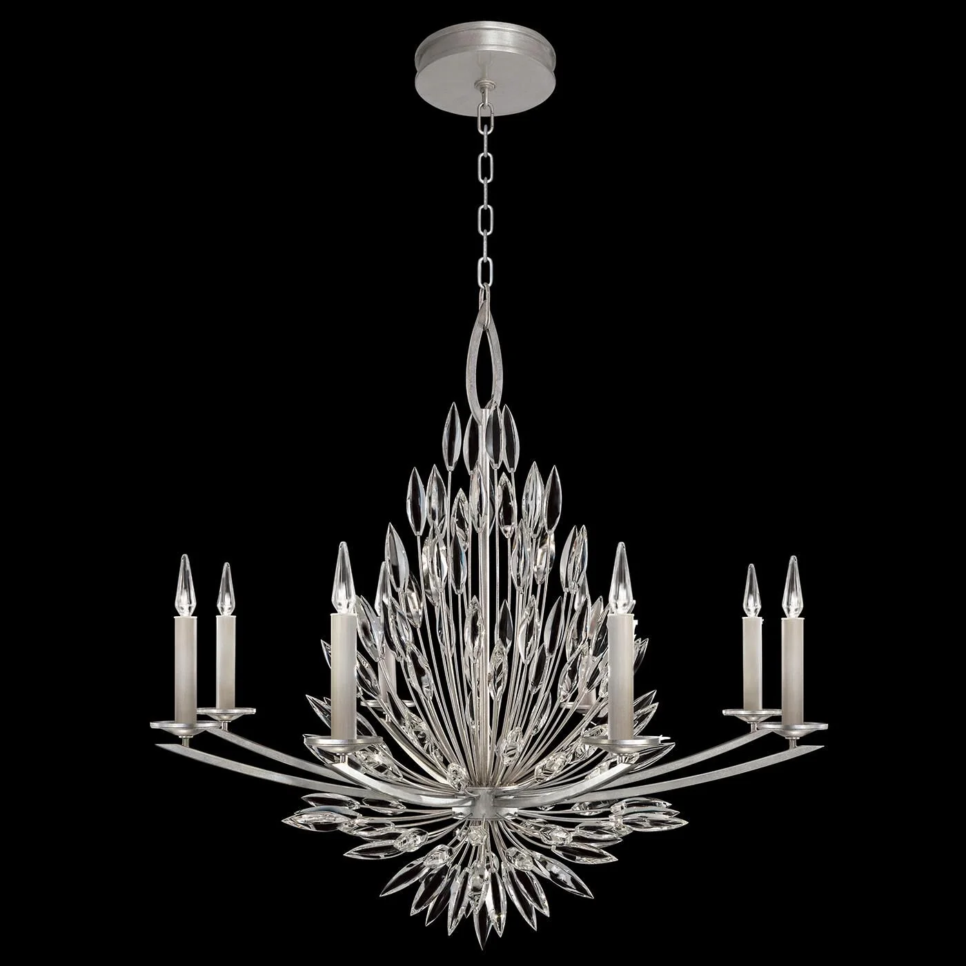 Fine Art Lamps Lily Buds 41 Inch 8 Light Chandelier Cp110044 - Image 1