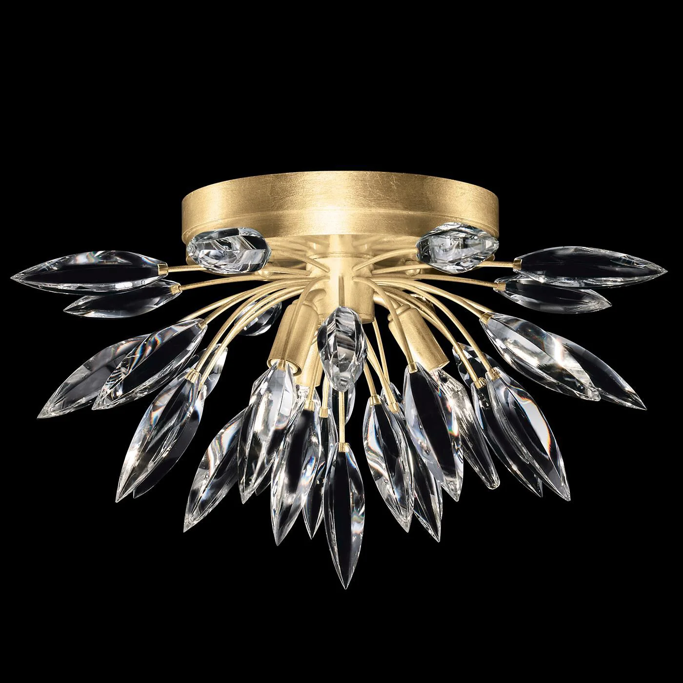 Fine Art Lamps Lily Buds 18 Inch 3 Light Flush Mount Cp110061 - Image 2
