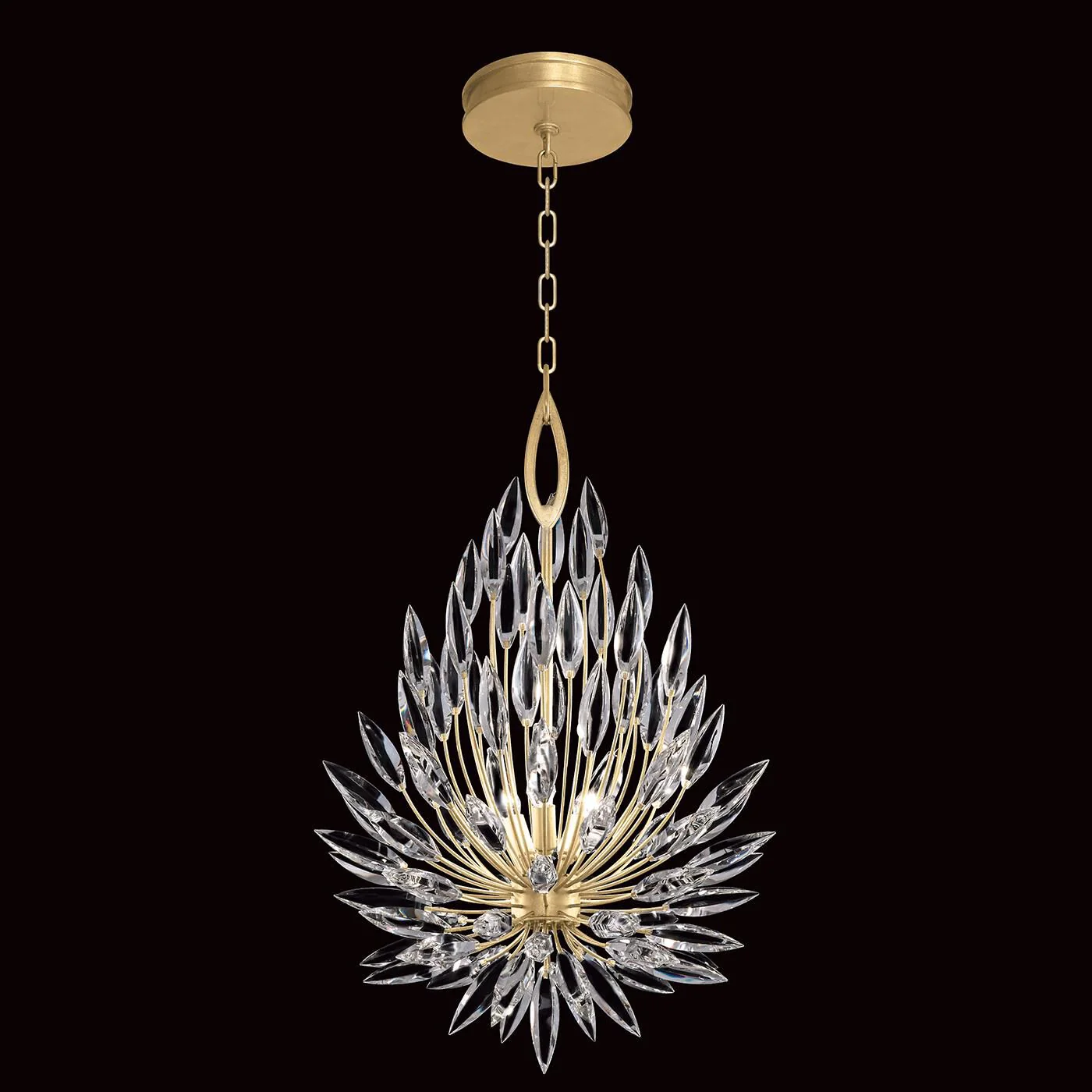 Fine Art Lamps Lily Buds 19 Inch 3 Light Mini Chandelier Cp110074 - Image 2