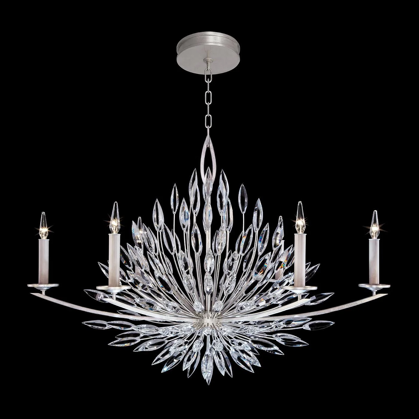 Fine Art Lamps Lily Buds 48 Inch 6 Light Chandelier Cp110314 - Image 2