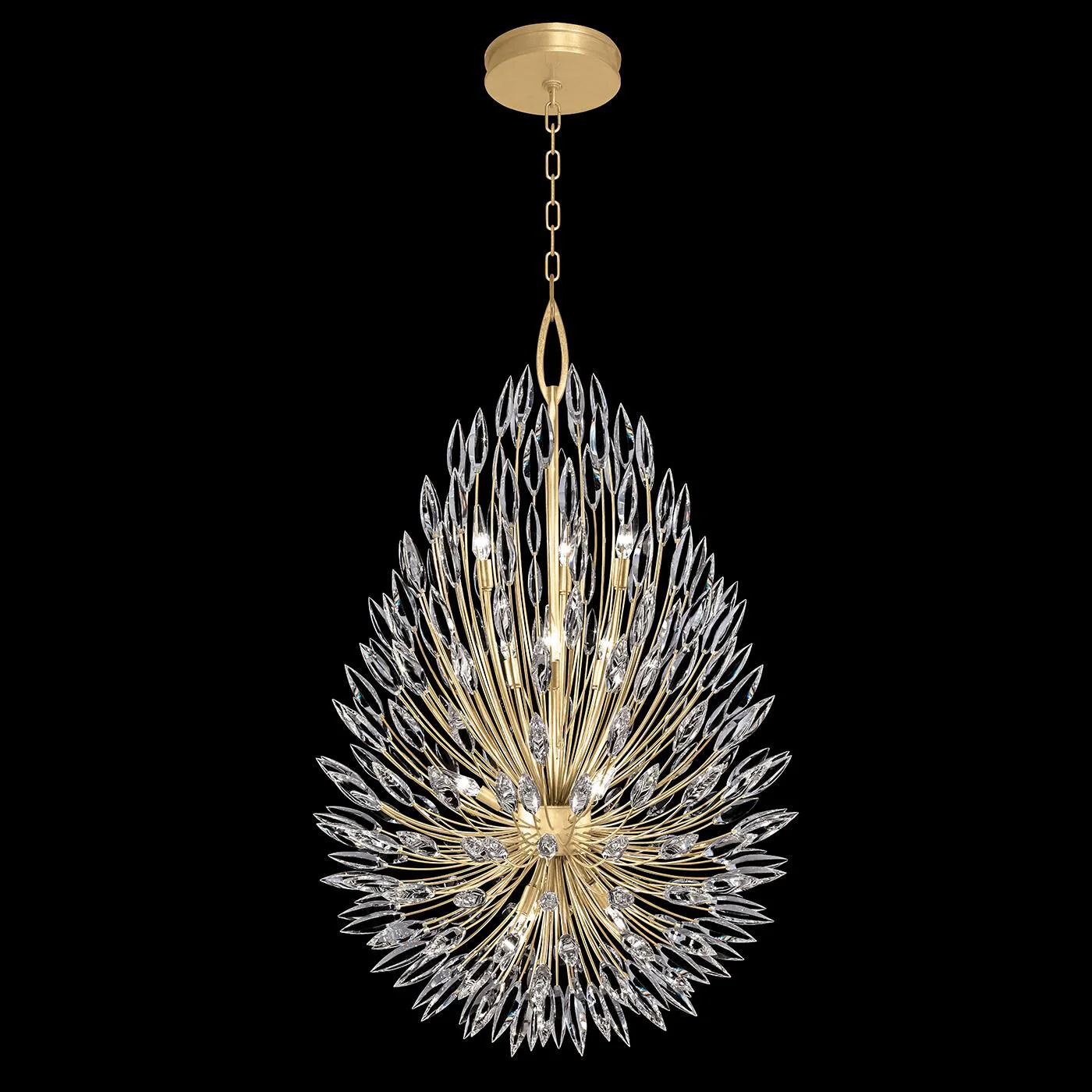 Fine Art Lamps Lily Buds 33 Inch Large Pendant Cp110367 - Image 2