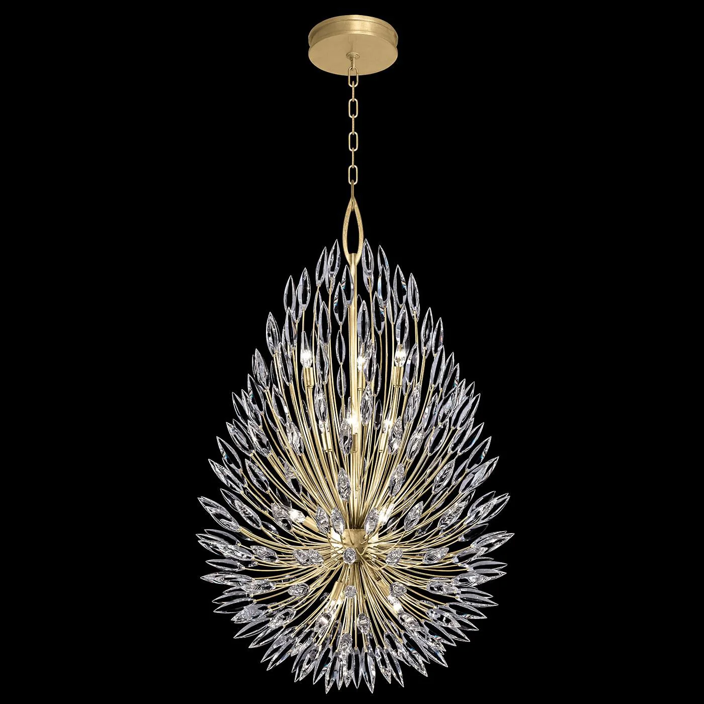 Fine Art Lamps Lily Buds 33 Inch Large Pendant Cp110367 - Image 1