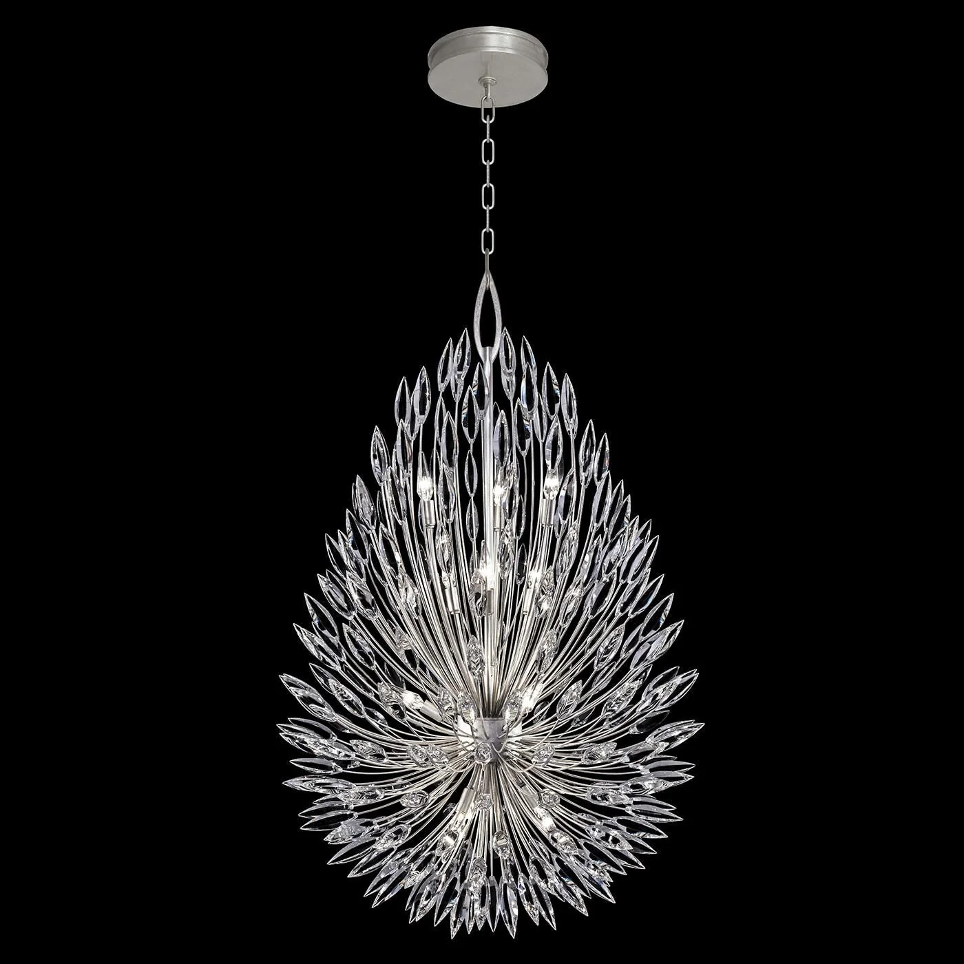 Fine Art Lamps Lily Buds 33 Inch Large Pendant Cp110366 - Image 1