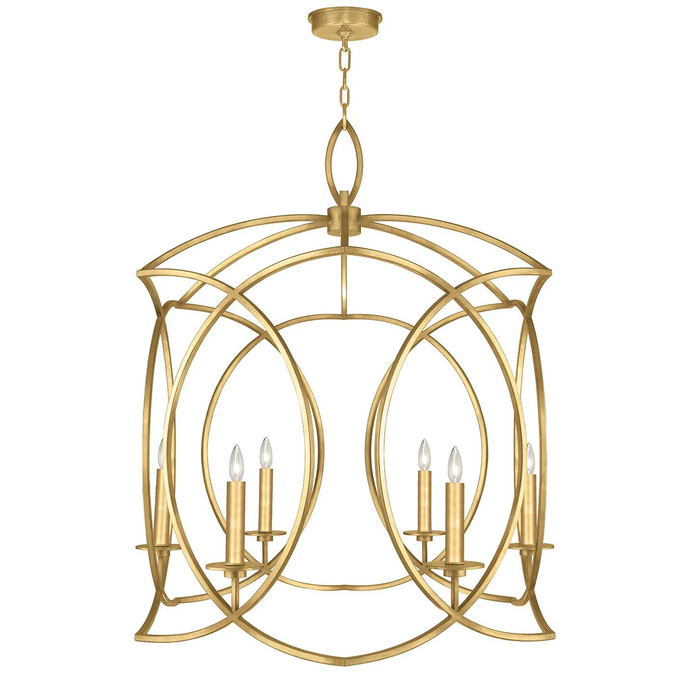Fine Art Lamps Cienfuegos 28 Inch 6 Light Chandelier Cp446753 - Image 1