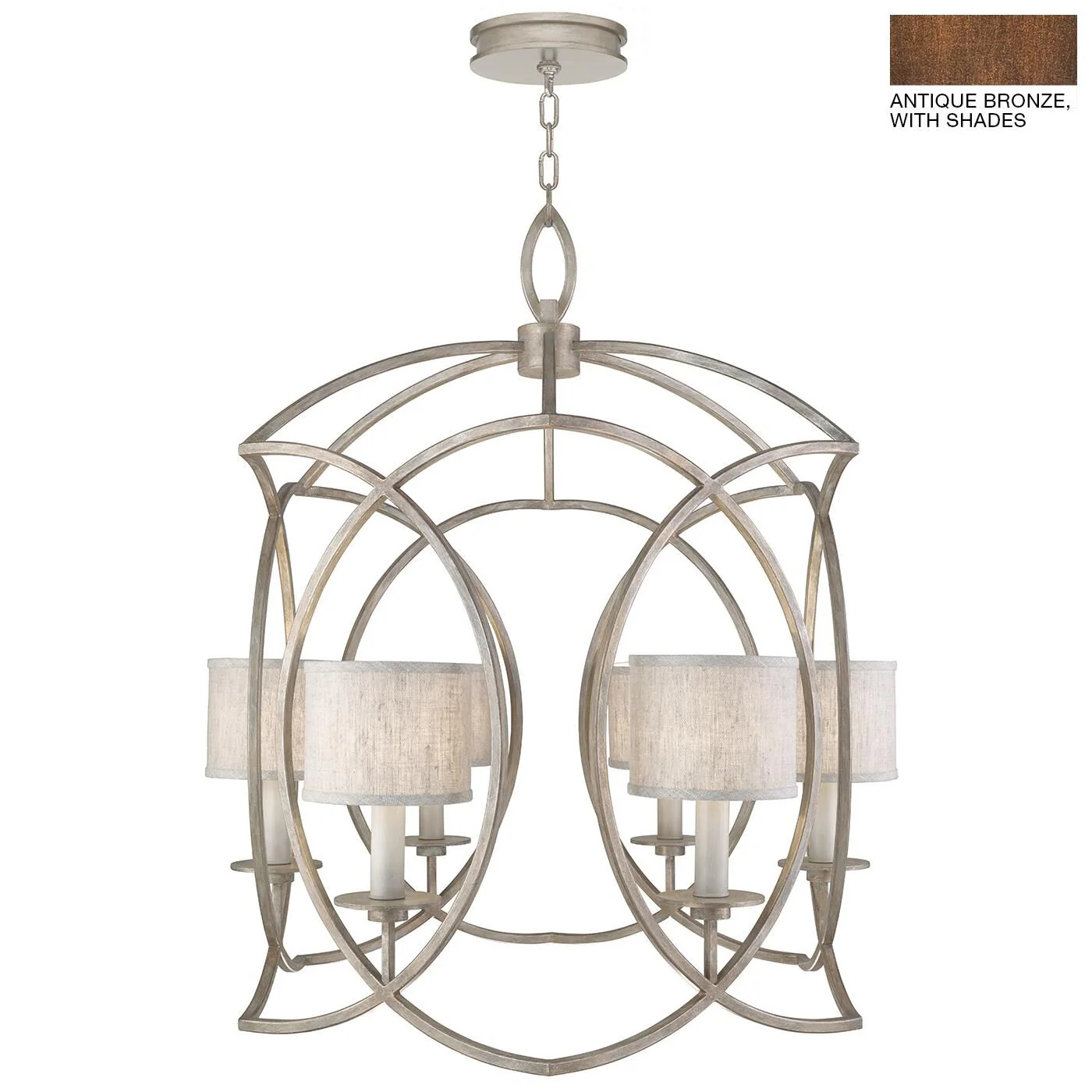 Fine Art Lamps Cienfuegos 30 Inch 6 Light Chandelier Cp110841 - Image 1