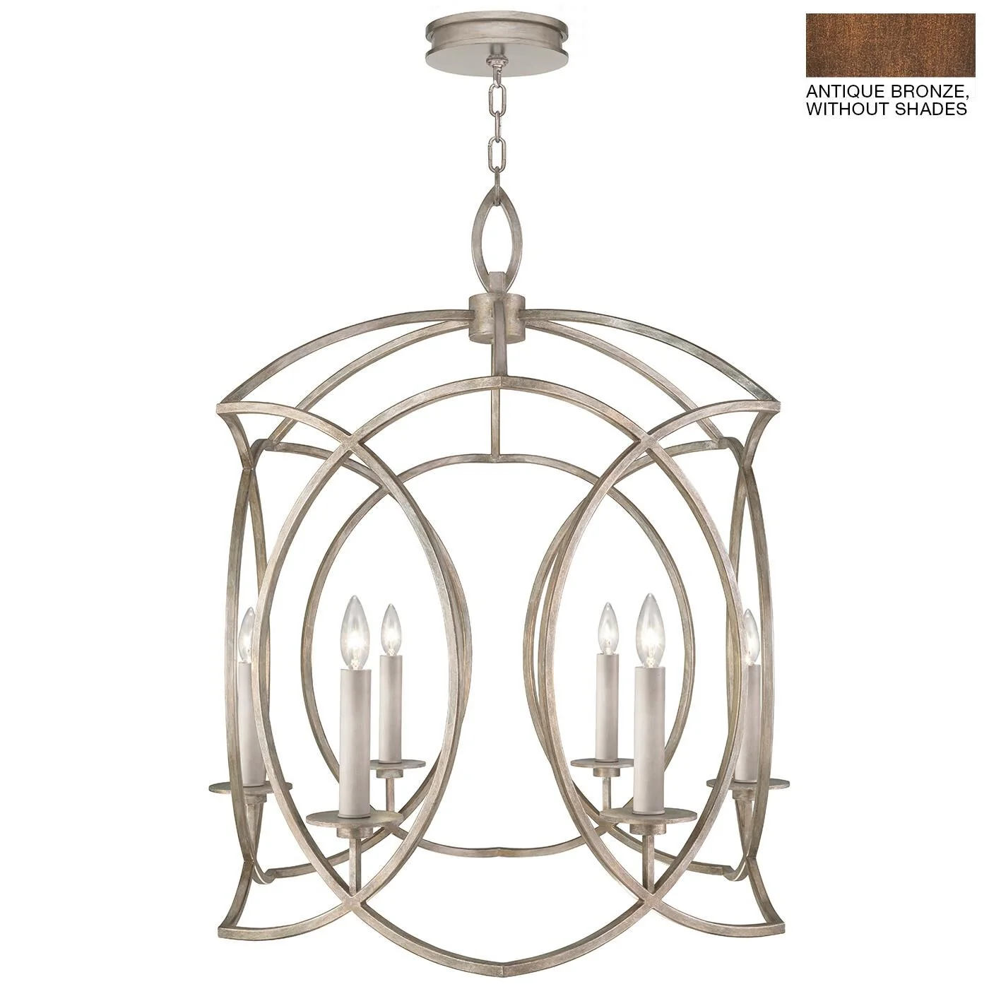 Fine Art Lamps Cienfuegos 28 Inch 6 Light Chandelier Cp110840 - Image 1
