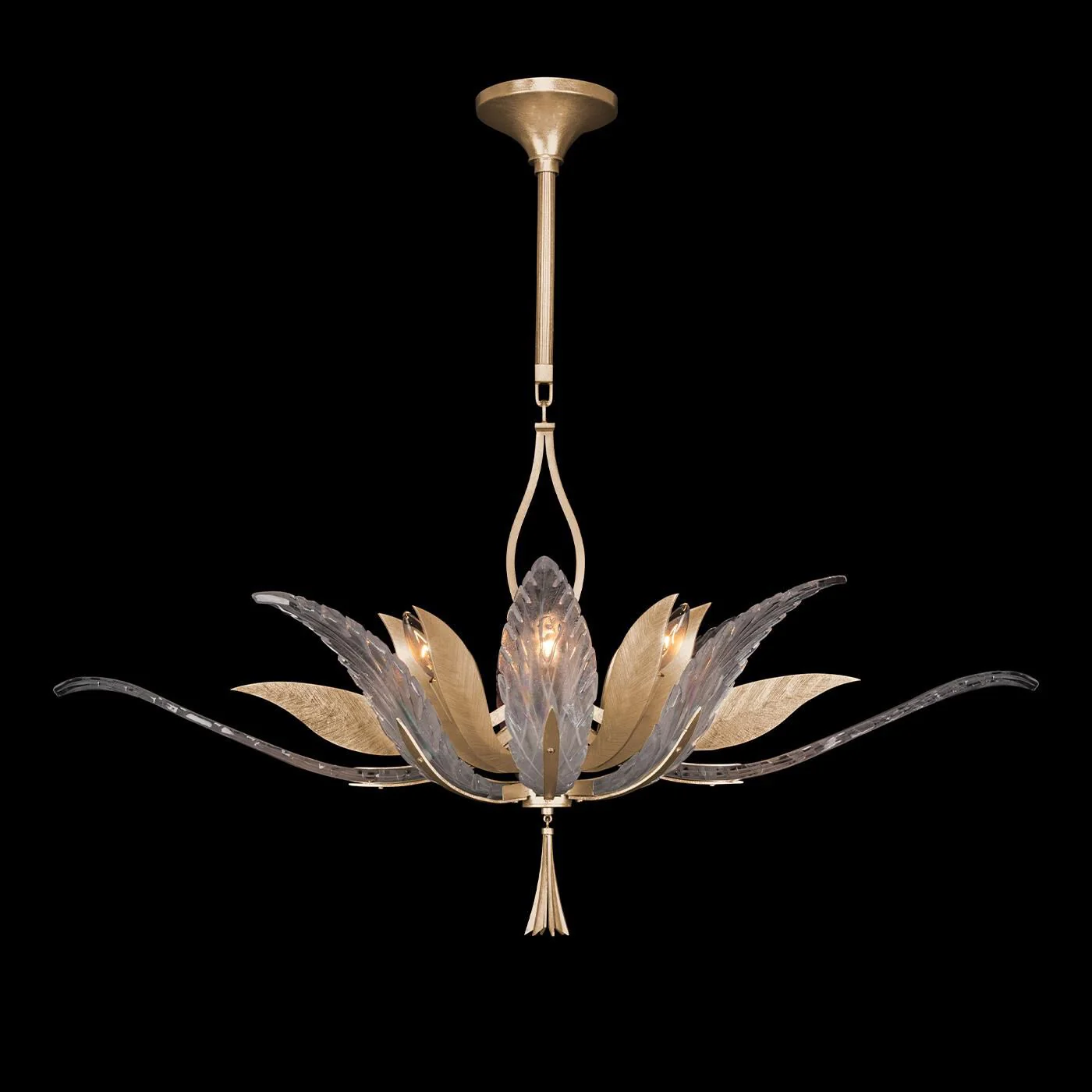 Fine Art Lamps Fahl Plume 40 Inch Large Pendant Cp418652 - Image 2