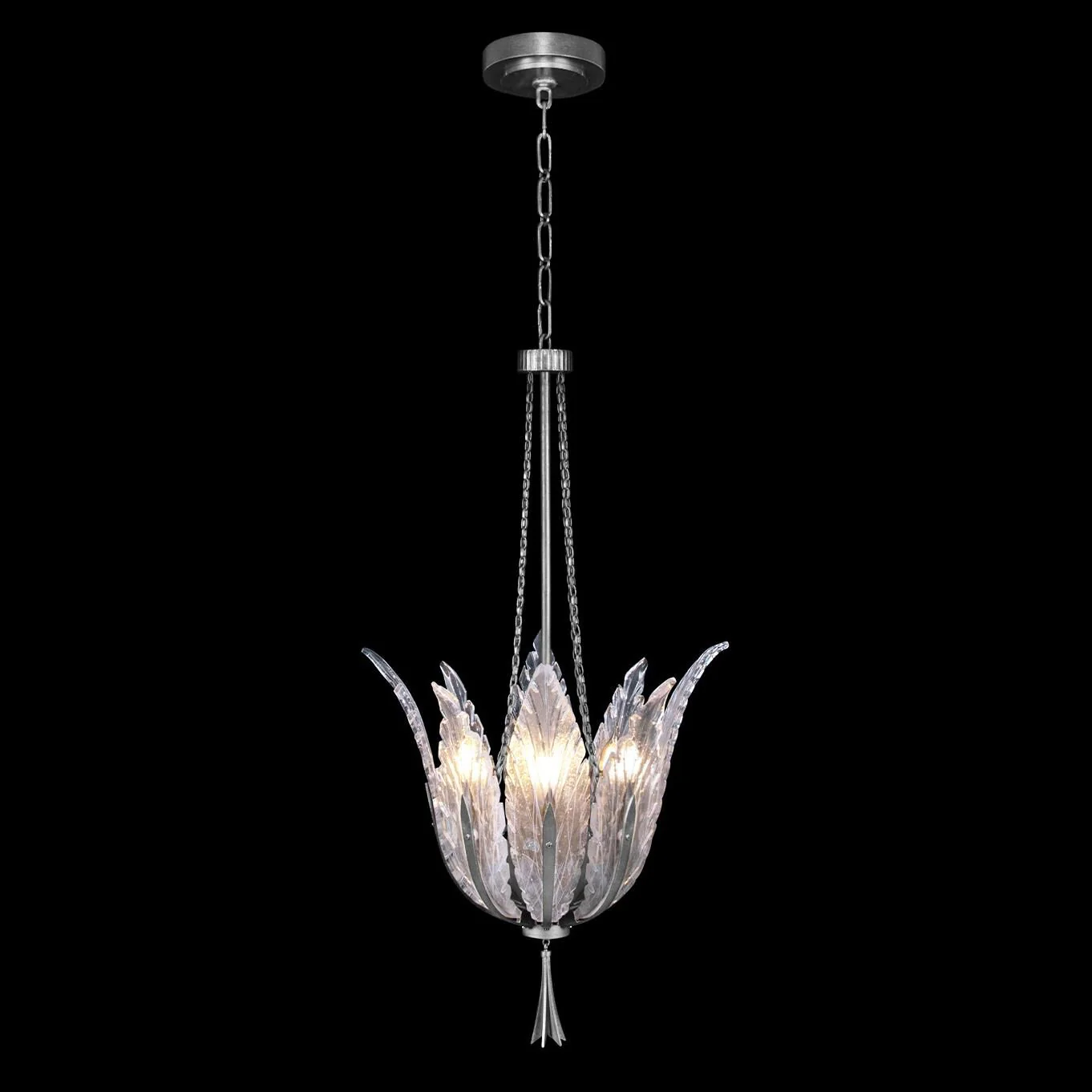 Fine Art Lamps Fahl Plume 17 Inch Large Pendant Cp418653 - Image 1