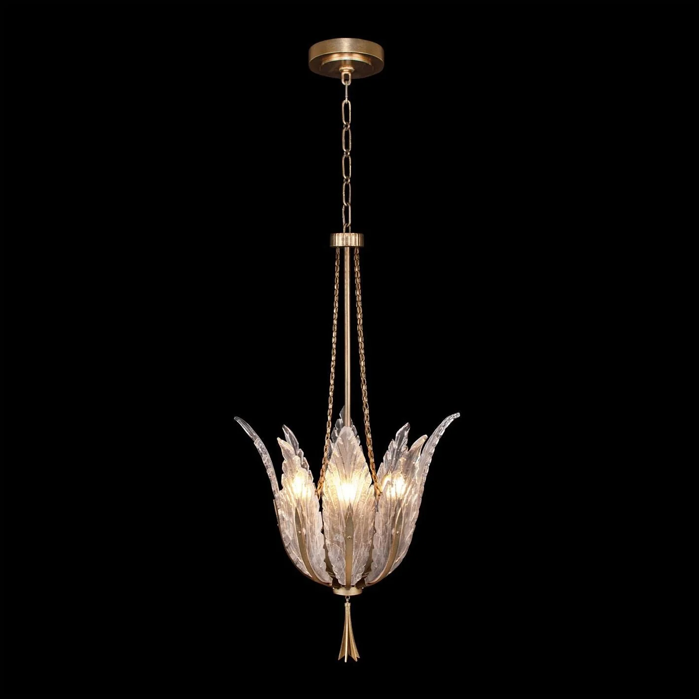 Fine Art Lamps Fahl Plume 17 Inch Large Pendant Cp418654 - Image 1