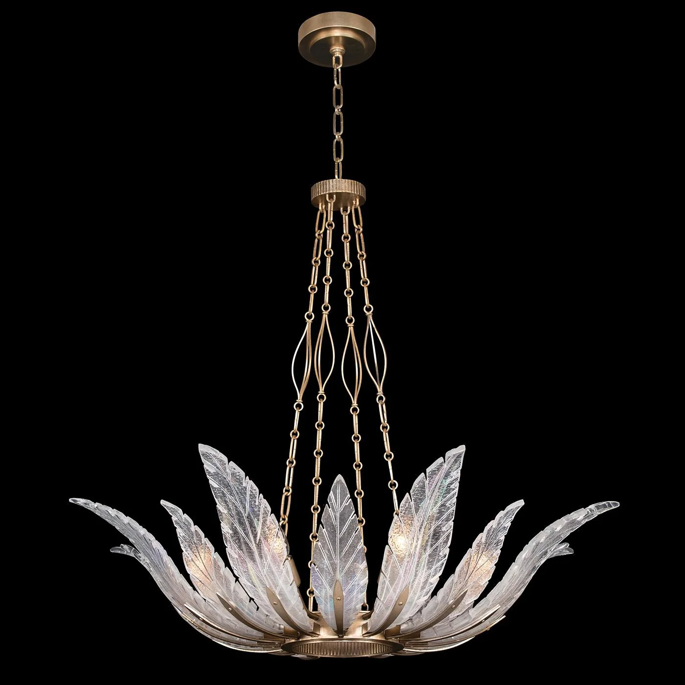 Fine Art Lamps Fahl Plume 39 Inch Large Pendant Cp418659 - Image 2