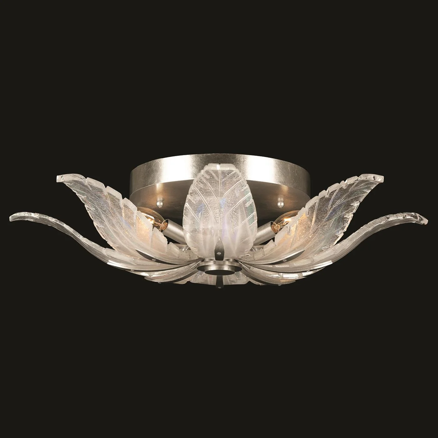 Fine Art Lamps Fahl Plume 28 Inch 4 Light Semi Flush Mount Cp418646 - Image 1
