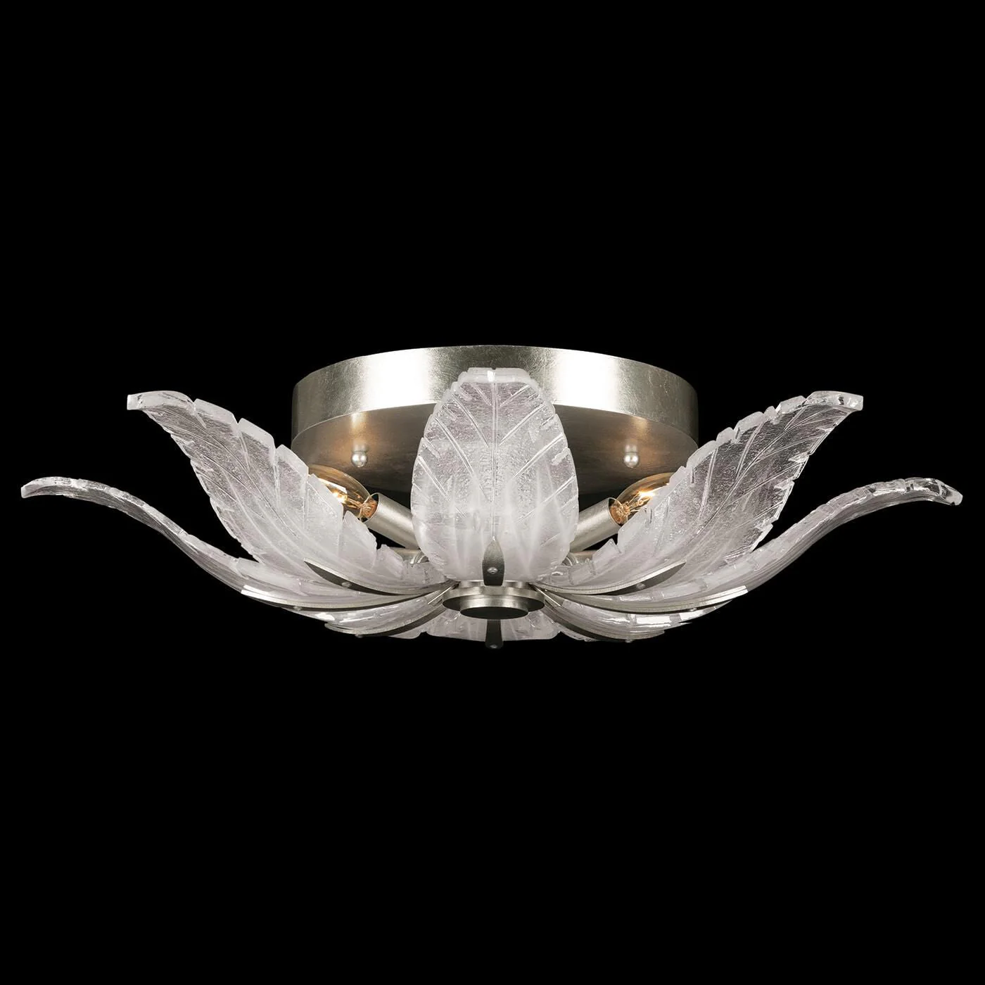 Fine Art Lamps Plume 28 Inch 4 Light Flush Mount Cp446734 - Image 1