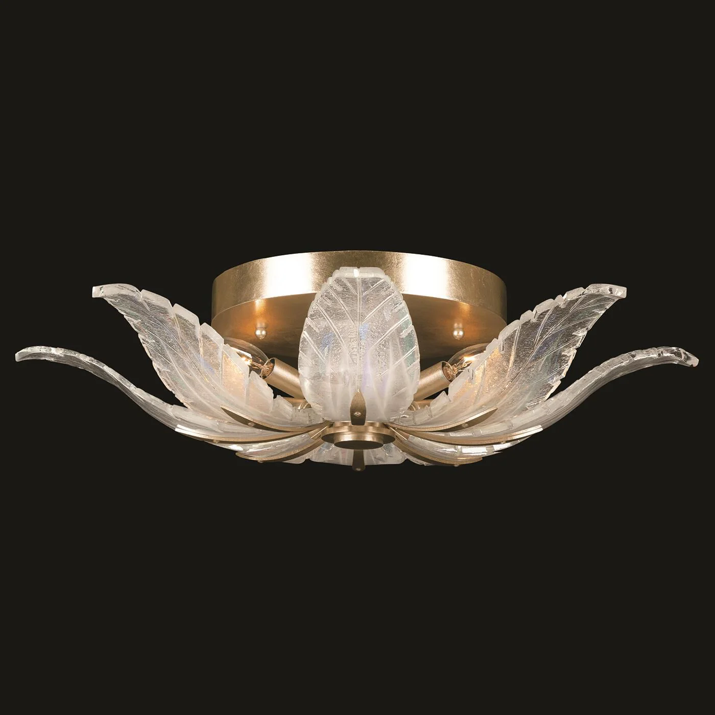 Fine Art Lamps Fahl Plume 28 Inch 4 Light Semi Flush Mount Cp418646 - Image 2