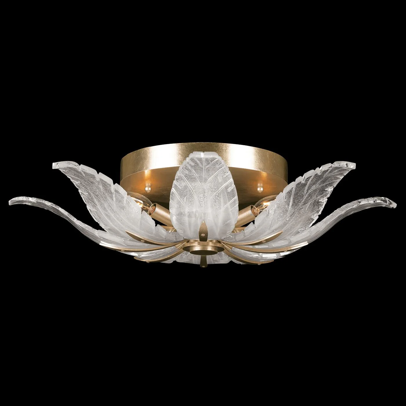 Fine Art Lamps Plume 28 Inch 4 Light Flush Mount Cp446734 - Image 2