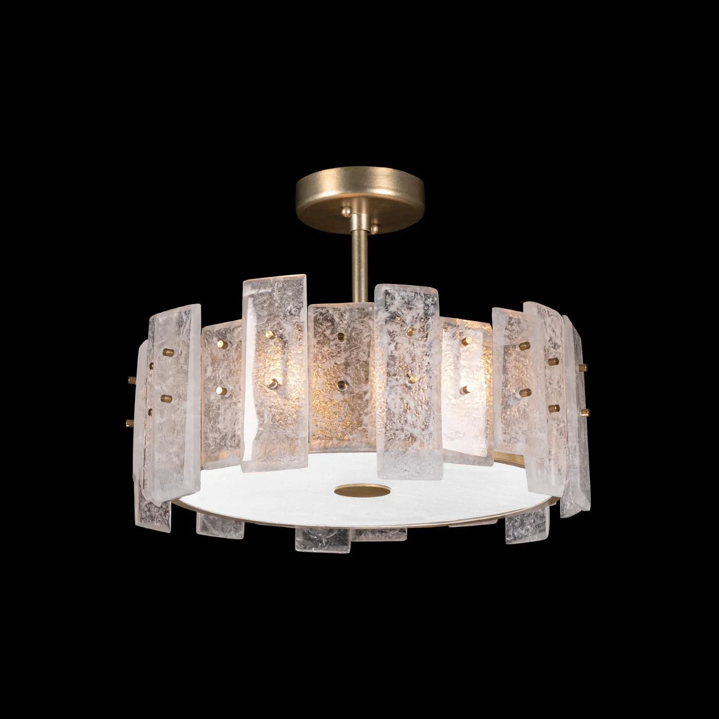 Fine Art Lamps Erinn Valencich Lunea 22 Inch 3 Light Semi Flush Mount Cp418647 - Image 2