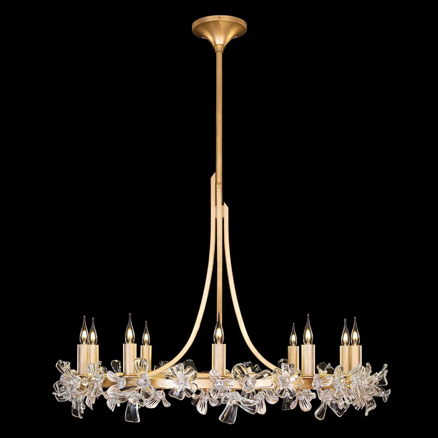 Fine Art Lamps Azu 34 Inch 10 Light Led Chandelier Cp482216 - Image 2