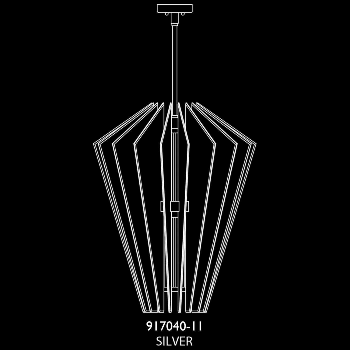 Fine Art Lamps Alex Woogmaster Newton 28 Inch Led Large Pendant Cp446788 - Image 3