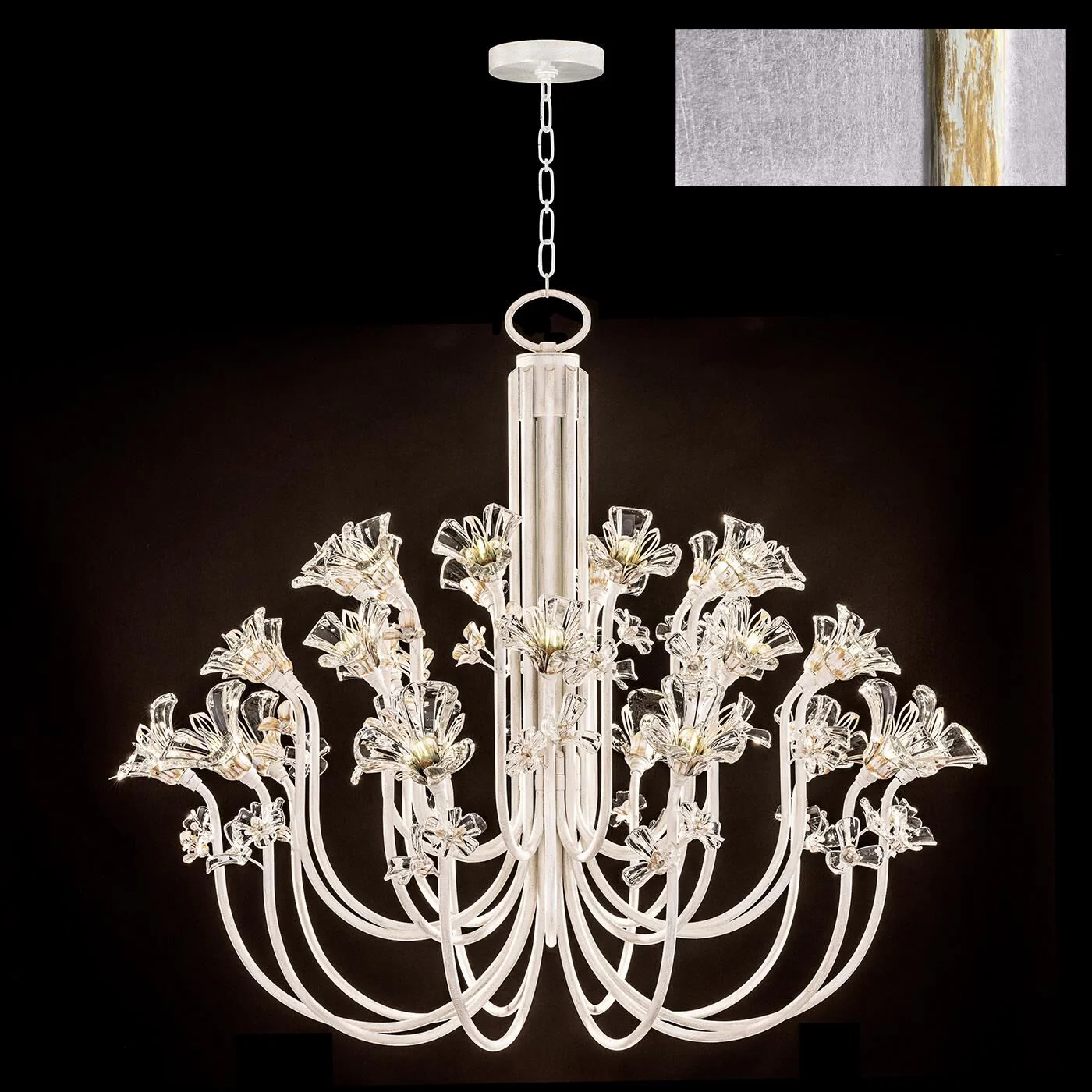 Fine Art Lamps Azu 56 Inch 30 Light Chandelier Cp548656 - Image 1